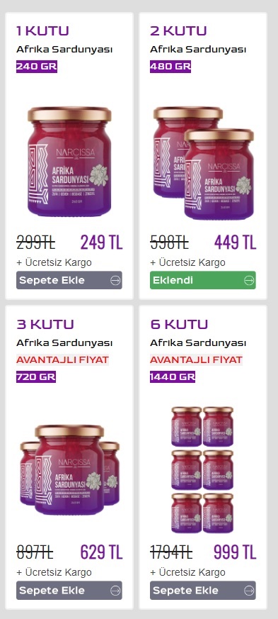 Afrika Sardunyası Macunu Resmi Satış Sitesi